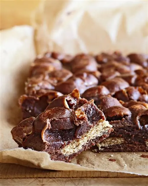 Пирожные наизнанку S'mores