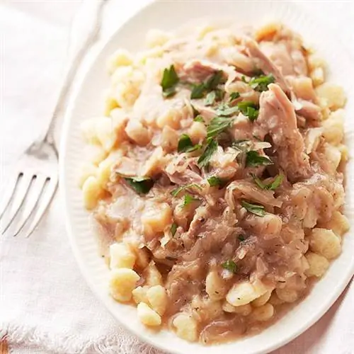 Куриные бедра по-немецки