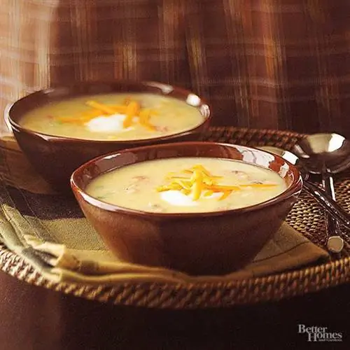 Разбитый картофельный суп