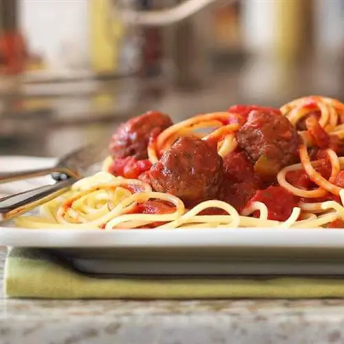 Соус для спагетти с фрикадельками