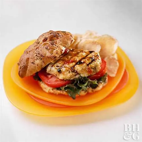 Бургеры из индейки в глазури