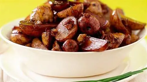 Картофель с патокой