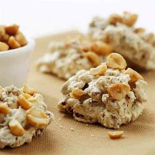 Миндальное печенье с арахисовым маслом