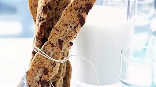 Шоколадные палочки для печенья