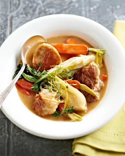 Весеннее куриное рагу