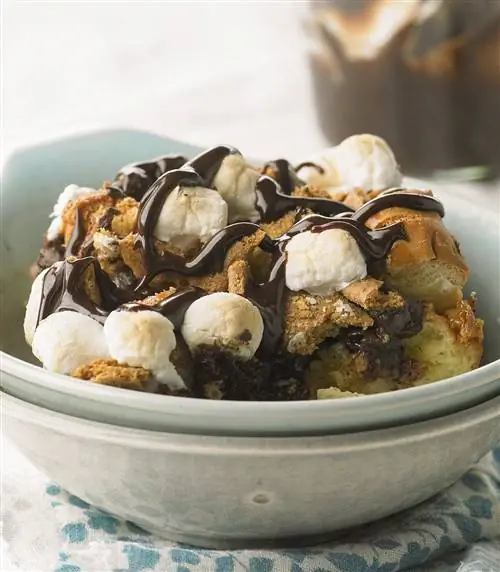 Хлебный пудинг Campfire S'Mores