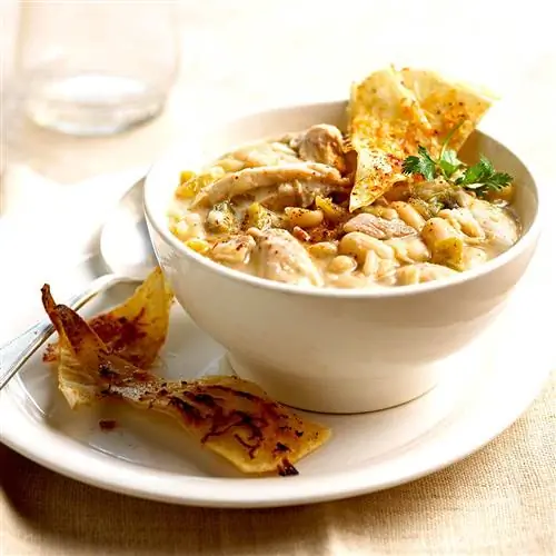 Короткая фасоль и куриный перец чили