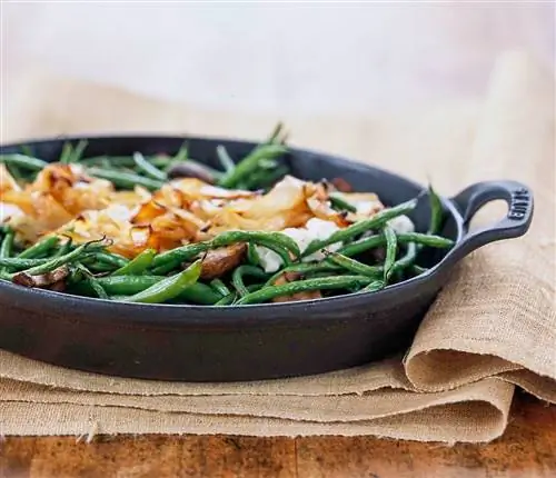 Новый взгляд на выпечку из зеленой фасоли