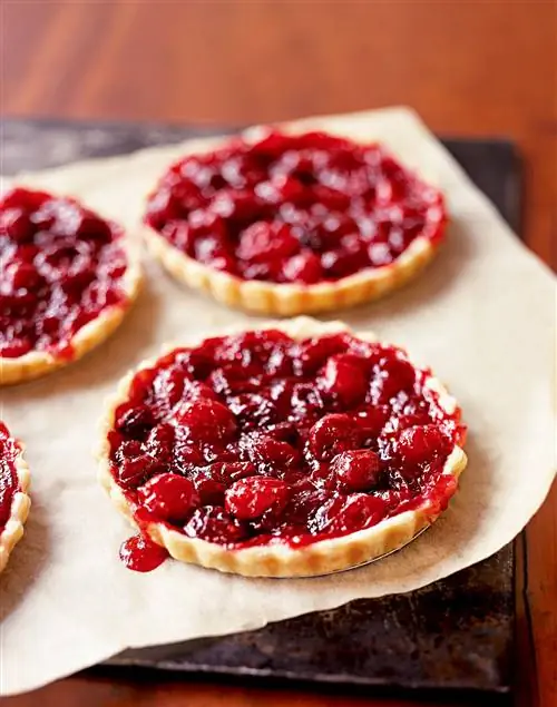Клюквенные тарталетки