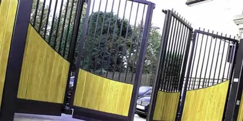 Распашные электрические ворота - ворота