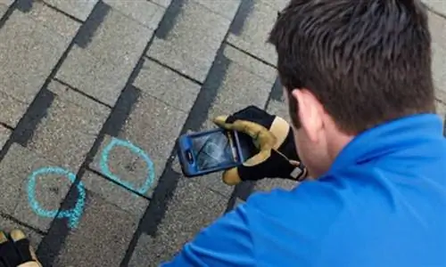фотографирование повреждений крыши
