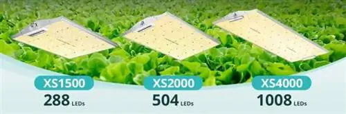 Лучшие светодиодные лампы для выращивания растений 2021 года - серия ViparSpectra XS - типы