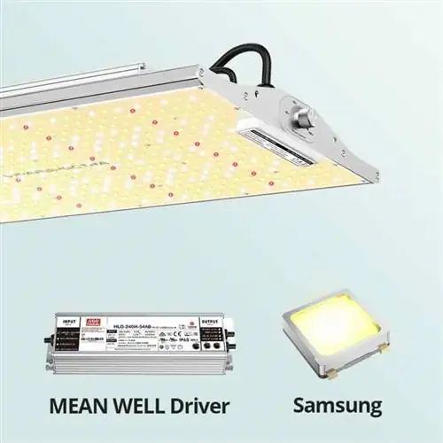 Лучшие светодиодные светильники для выращивания растений 2021 года - серия ViparSpectra XS - драйвер