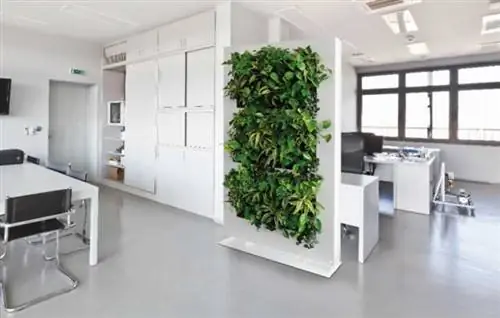 зеленая стена в гостиной