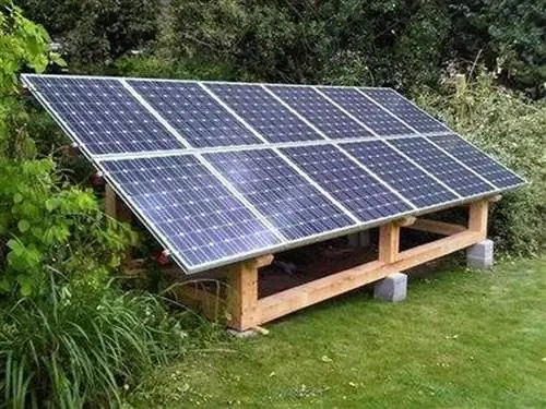 Генерация электроэнергии в больших садах - солнечные батареи