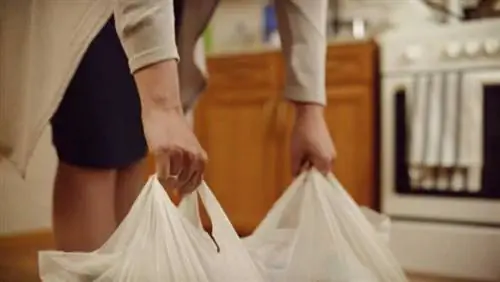 Официанты в Далласе - полиэтиленовые пакеты