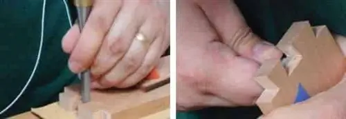 долбление ласточкиного хвоста