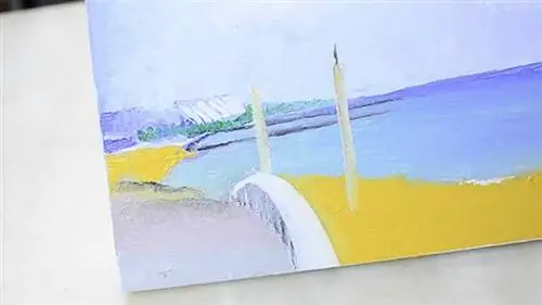 5 идей, которые можно сделать своими руками из масляной краски - пейзаж