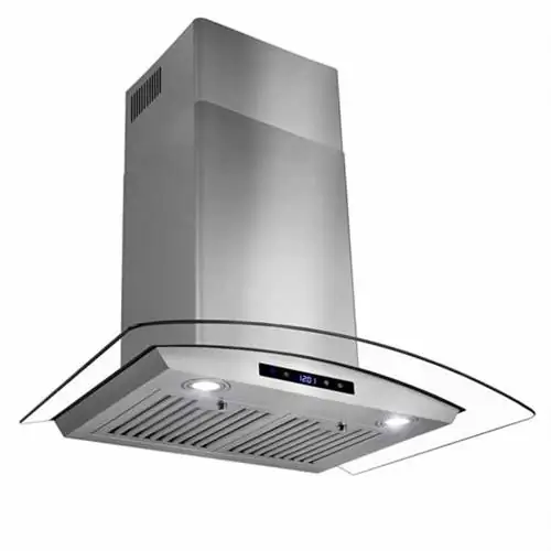 Распространенные ошибки при установке вытяжки - сенсорное управление светодиодным дисплеем