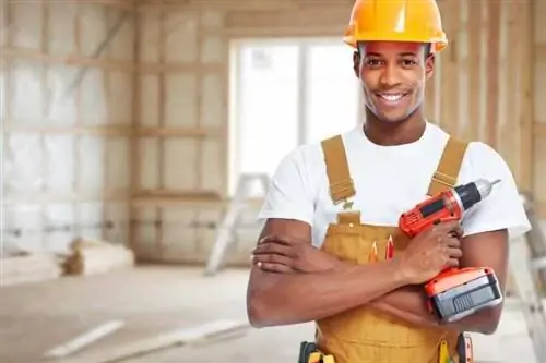 Разнорабочий на стройке