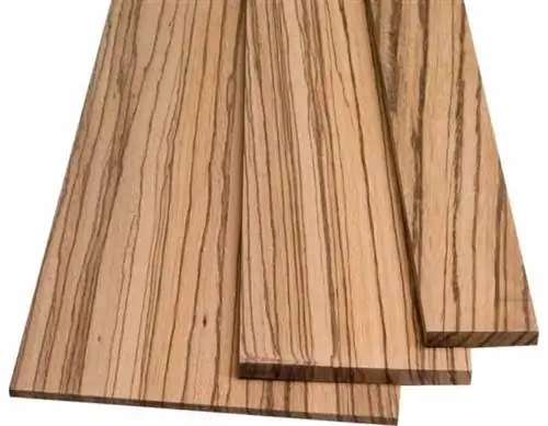 Различные виды древесины и их использование - древесина зебры