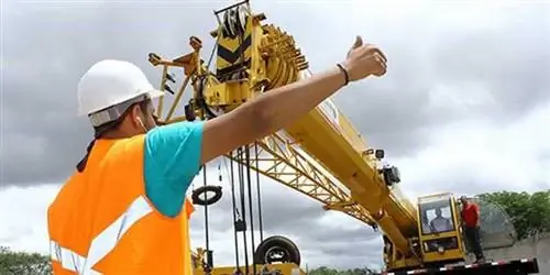 Работа с кранами и крупногабаритным оборудованием