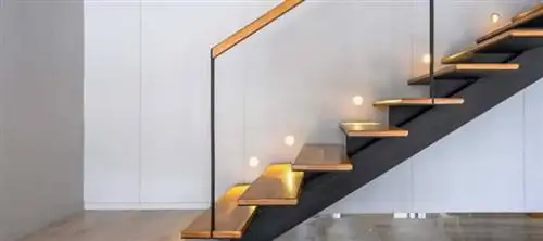 освещение на лестнице