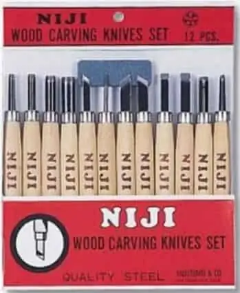 Набор инструментов для резьбы по дереву Niji