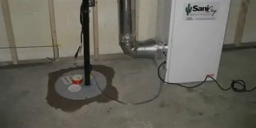 дренажный насос в подвале