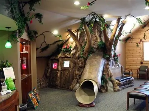 детская комната в джунглях