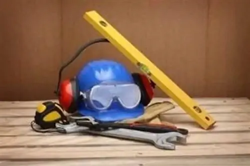 Установка сумки для сантехнических инструментов - инструменты безопасности