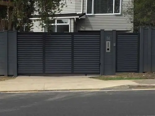 современные жилые ворота