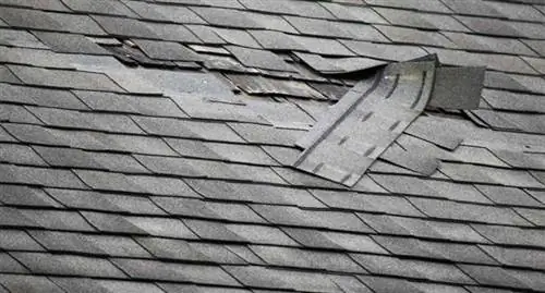 Руководство по ремонту повреждений крыши - поврежденная черепица