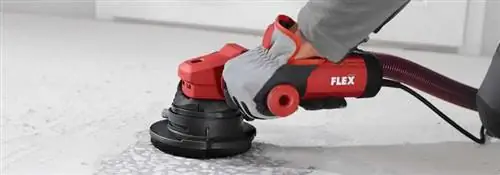 Использование бетоношлифовальной машины - гибкий