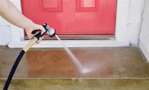 Как сделать бетон снова чистым - промывка