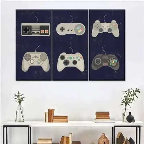 НАСТЕННЫЕ ИСКУССТВА, ВДОХНОВЛЕННЫЕ В ИГРОВОЙ КОМНАТЕ - контроллеры