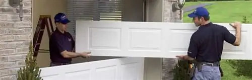 замена гаражных ворот