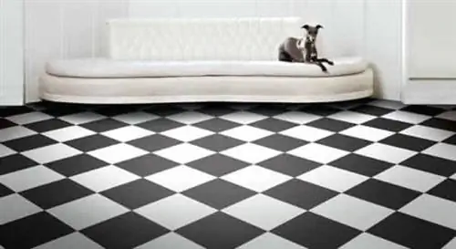 Оформление ковровых квадратов - шахматной плитки