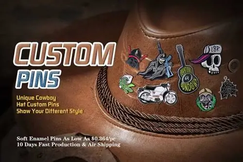 изготовленные на заказ булавки для шляп