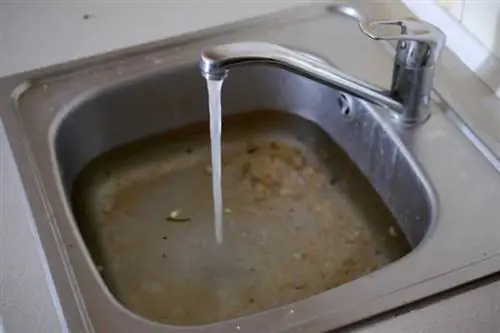 засоренная раковина
