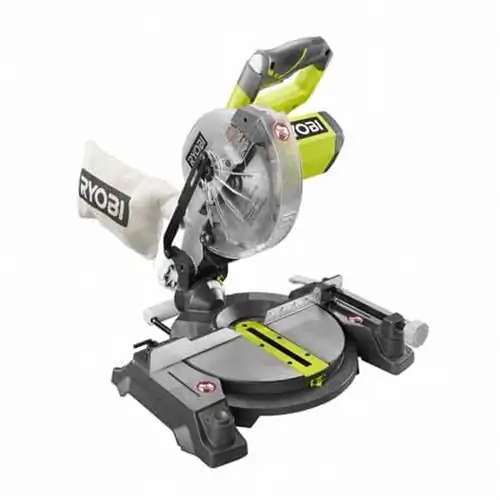 Лучшие торцовочные пилы для обустройства дома - торцовочная пила Ryobi