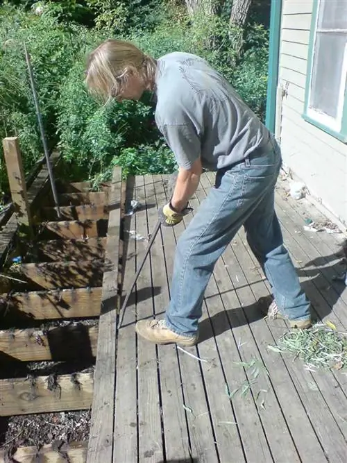 Как снести деревянное перекрытие