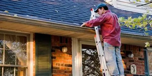 Контрольный список весеннего ухода за домом - чистка желобов