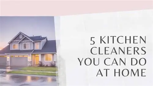5 чистящих средств для кухни, которые можно сделать дома