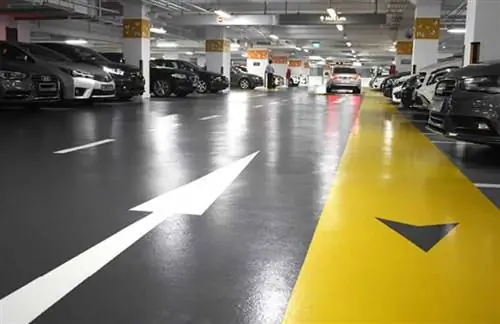 Защита поверхностей настила автостоянки - покрытие