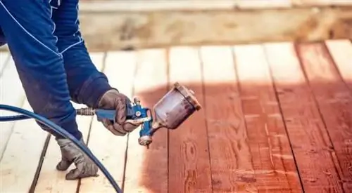 Как пользоваться краскопультом HVLP для работы по дереву - напыление