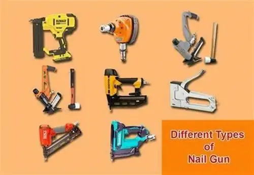Как правильно выбрать пистолет для гвоздей для вашего проекта - типы