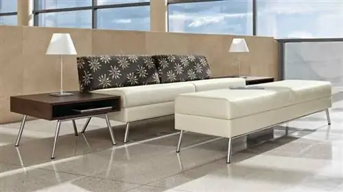 Идеи мебели для гостиной, чтобы максимально увеличить пространство - линейная мебель