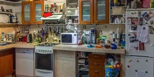Как быстро убрать беспорядок в доме - захламленная кухня