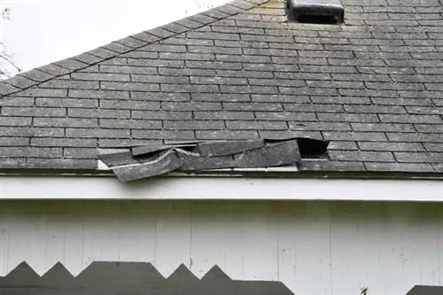 Град: повреждена крыша